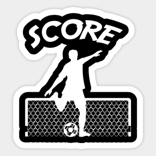 Funny Soccer Design Sticker